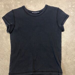Brandy Melville Black Crop Top